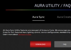 Cách tải xuống ASUS Aura cho PC