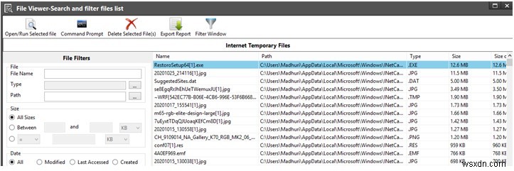 Làm cách nào để xuất báo cáo dung lượng ổ đĩa sang các định dạng tệp khác nhau bằng Disk Analyzer Pro?