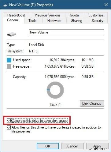 Sử dụng tính năng nén toàn bộ ổ đĩa của Windows để tiết kiệm dung lượng có an toàn không?