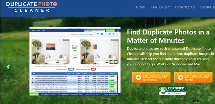 Duplicate Photo Fixer Pro so với Duplicate Photo Cleaner so với CCleaner