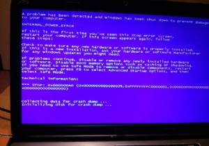Cách khắc phục Lỗi nguồn điện bên trong trên Windows 10