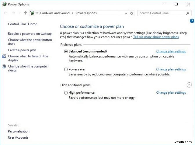 Cách khắc phục Lỗi nguồn điện bên trong trên Windows 10