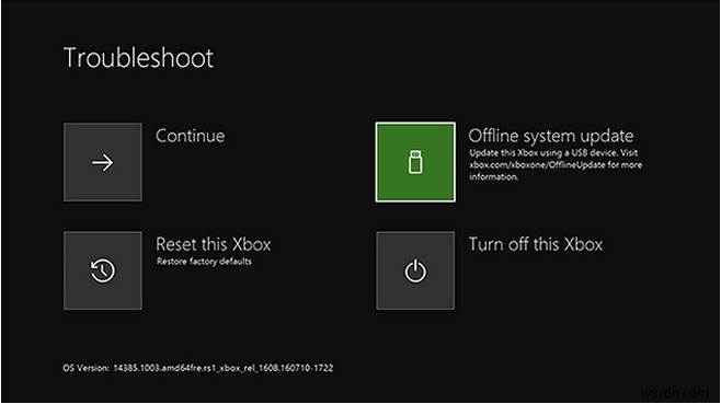 Cách khắc phục Xbox One bị kẹt ở màn hình chết màu xanh lục