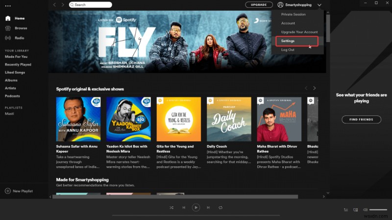 Cách ngăn Spotify mở khi khởi động Windows