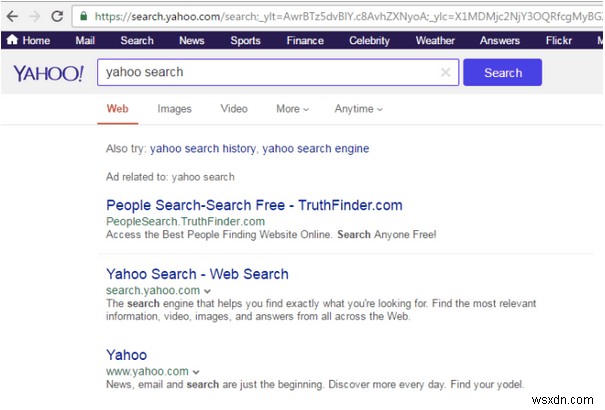 Cách loại bỏ vi-rút chuyển hướng tìm kiếm Yahoo (Windows &Mac) 