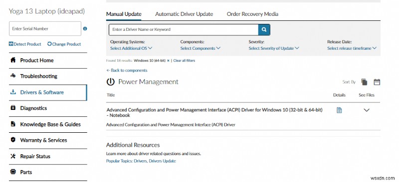 Cách cập nhật trình điều khiển Lenovo Power Management trong Windows 10?