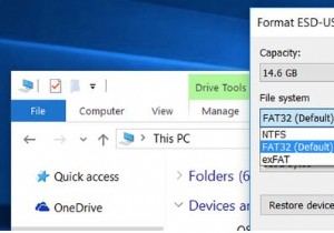 Cách thay đổi EXFAT thành FAT32 mà không cần định dạng