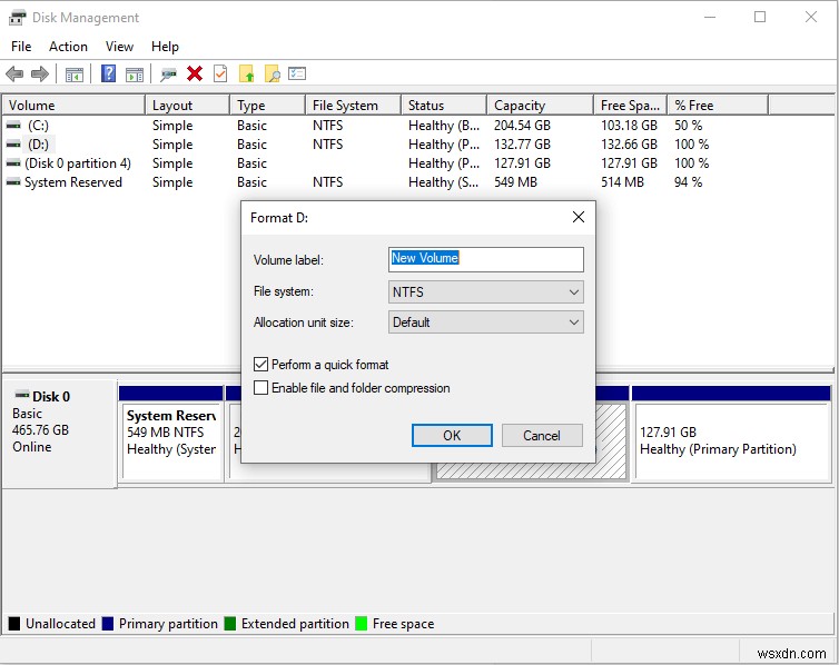 Cách chuyển đổi RAW sang NTFS mà không làm mất dữ liệu