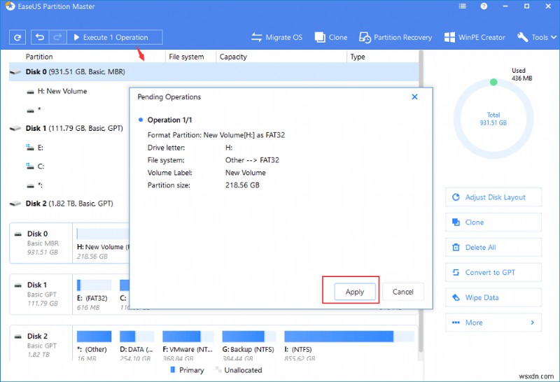 Cách chuyển đổi RAW sang NTFS mà không làm mất dữ liệu