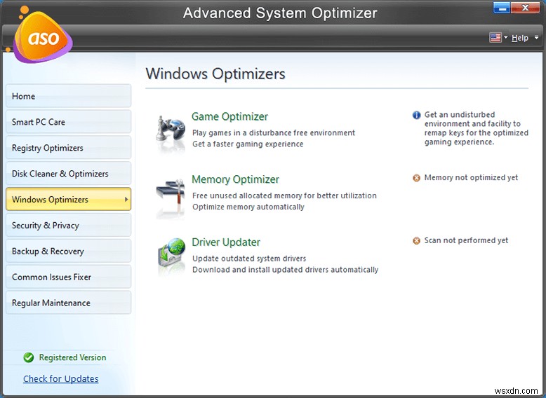Cải thiện hiệu suất của Windows với Trình tối ưu hóa hệ thống nâng cao