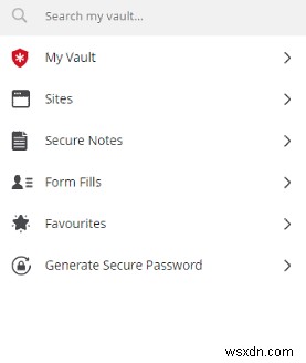Làm cách nào để lưu thông tin xác thực đăng nhập trang web vào dịch vụ Digital Vault?