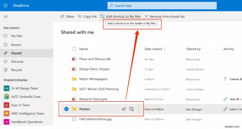 Cách khắc phục lỗi OneDrive không thể di chuyển phím tắt