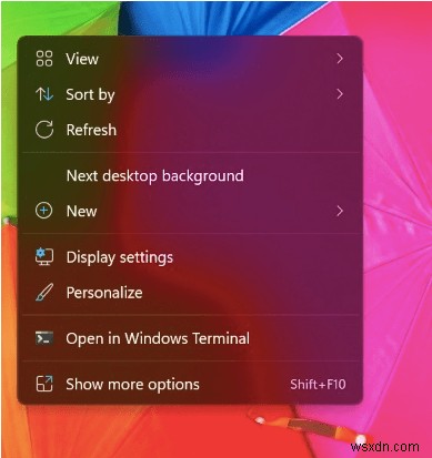 Cách lấy lại menu ngữ cảnh cũ trong Windows 11