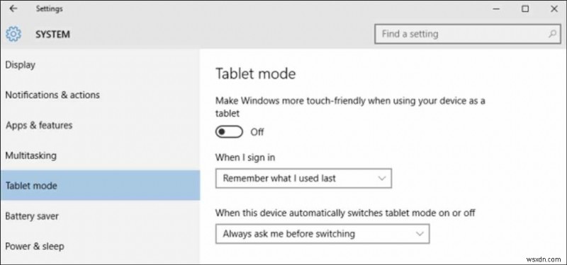 Cách khắc phục Windows 11 bị kẹt ở Chế độ máy tính bảng