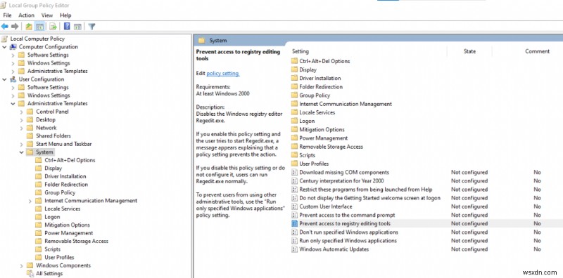 Cách vô hiệu hóa quyền truy cập vào Registry Editor trong Windows 10