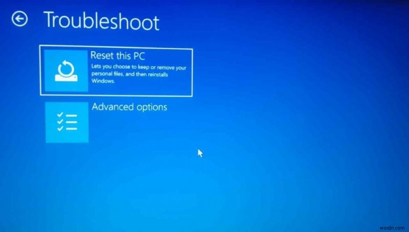 Cách khắc phục – Không thể Đặt lại PC Windows 11