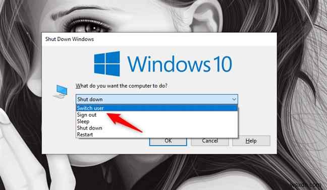 Cách chuyển đổi tài khoản người dùng trên Windows 10