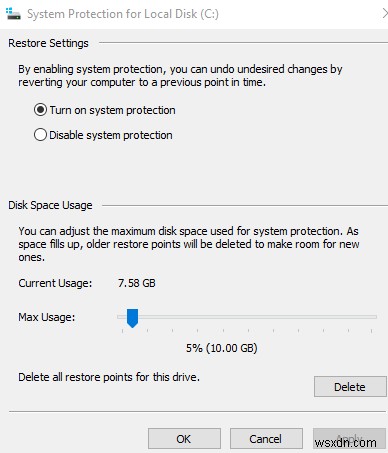 Cách khắc phục sự cố về điểm khôi phục trong Windows 10?