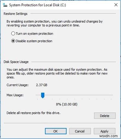 Cách khắc phục lỗi sao lưu sau khi cập nhật Windows 10