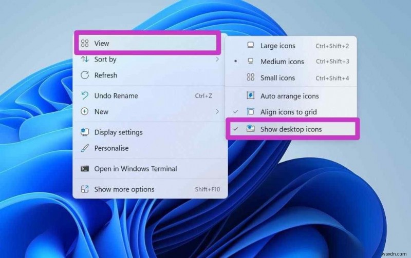 KHẮC PHỤC:Các biểu tượng trên màn hình biến mất sau khi nâng cấp lên Windows 11