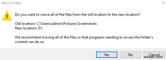 Cách thay đổi nơi lưu ảnh chụp màn hình trên Windows 10/11?