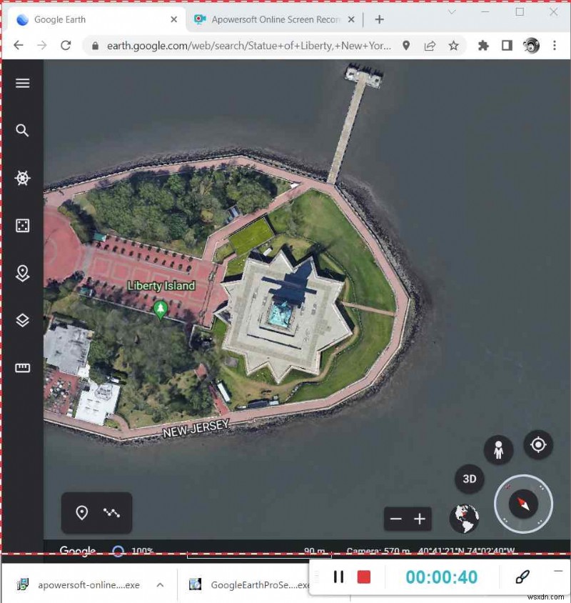 Cách ghi Google Earth trên Windows/ Mac/ Trực tuyến 