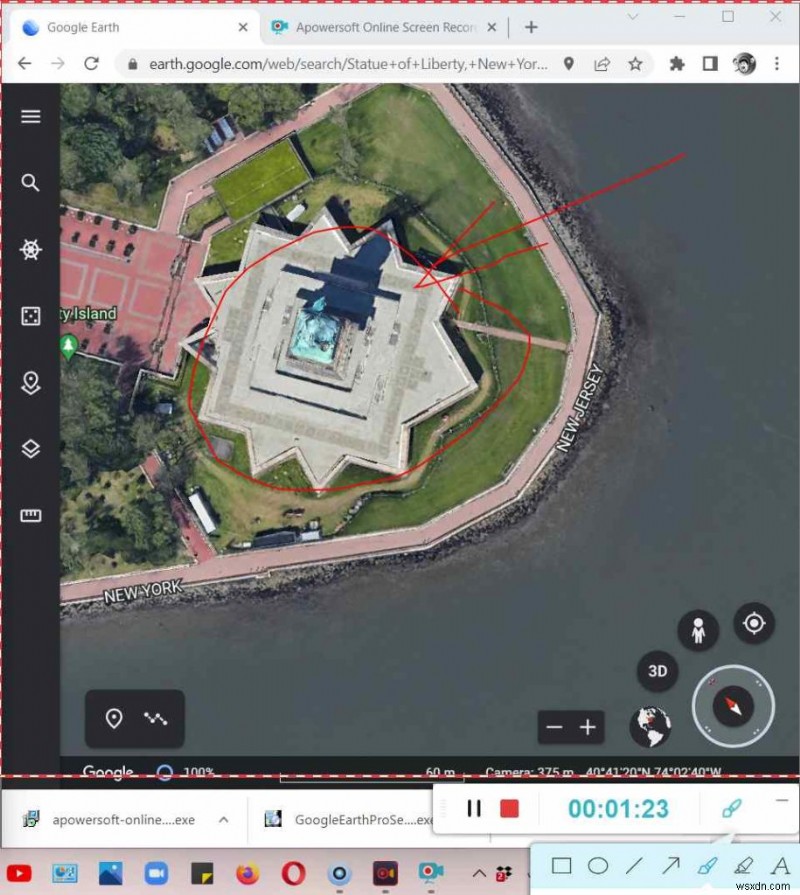 Cách ghi Google Earth trên Windows/ Mac/ Trực tuyến 