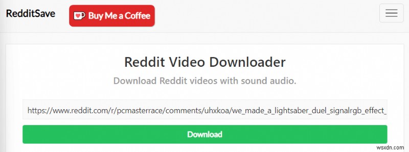Cách tải xuống video Reddit có âm thanh