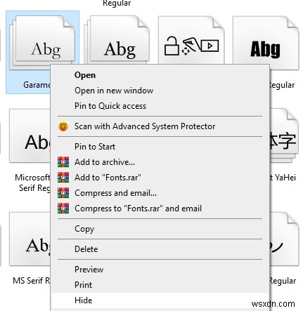 Cách quản lý phông chữ của bạn trong PC chạy Windows
