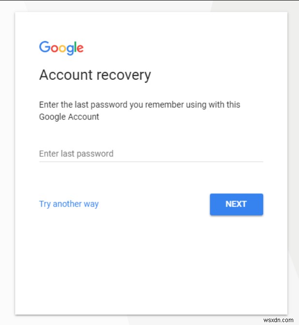 Cách đặt lại mật khẩu Gmail của bạn bằng mã xác minh