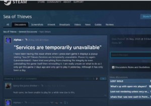 Cách khắc phục lỗi “Dịch vụ của Sea Of Thieves tạm thời không khả dụng” trên PC