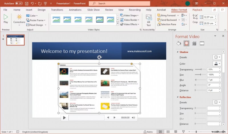 Cách ghi lại màn hình của bạn bằng Microsoft PowerPoint