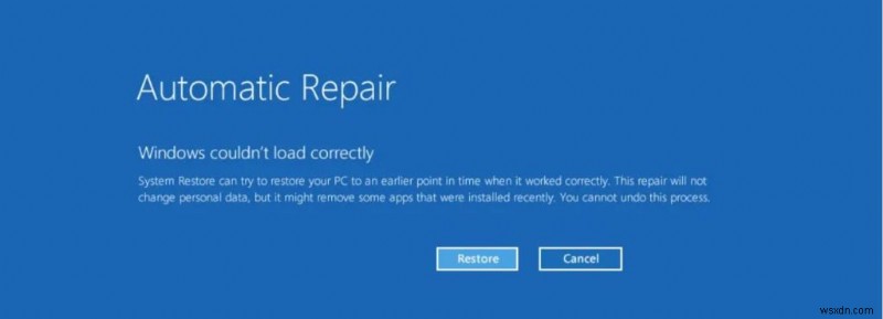 Cách khắc phục Có vẻ như Windows không tải đúng cách