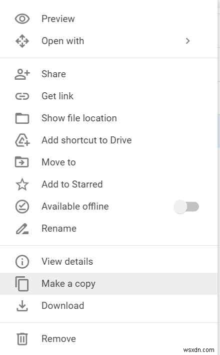 Cách giải quyết Google Drive Tạo bản sao không hoạt động hoặc bị kẹt