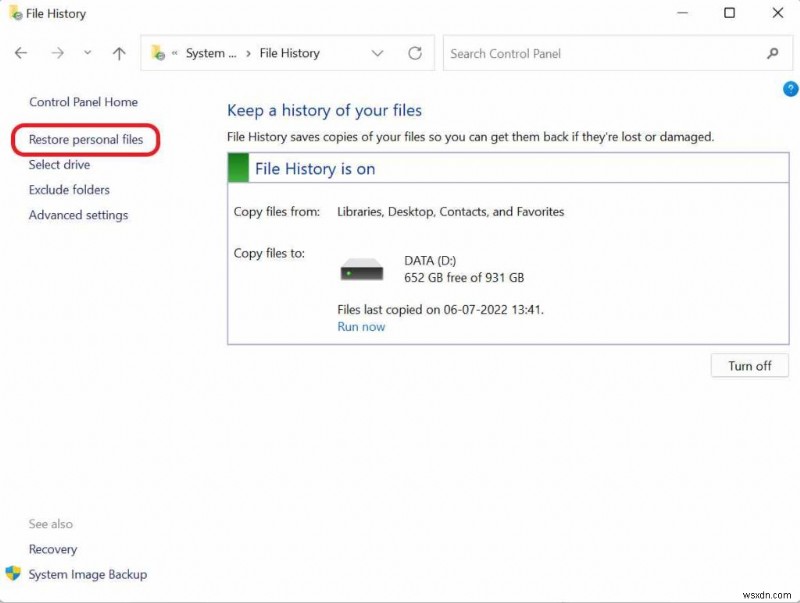Cách khôi phục tệp sau khi cài đặt lại Windows 11/10