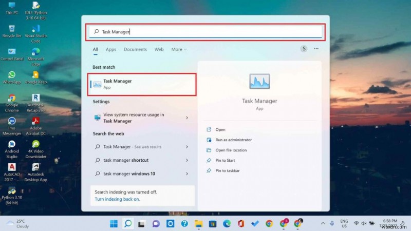 Cách thay đổi Trang bắt đầu mặc định của Trình quản lý tác vụ trên Windows 11