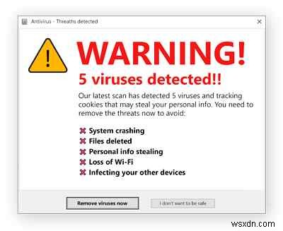 Scareware là gì và cách xóa nó khỏi PC Windows
