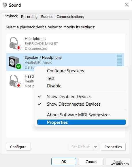 Cách khắc phục sự cố âm thanh yếu trên PC chạy Windows 11/10