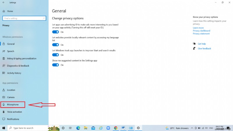 Cách bật Micrô trên Windows 10