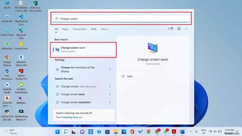 Cách thay đổi Trình bảo vệ màn hình trên Windows 11