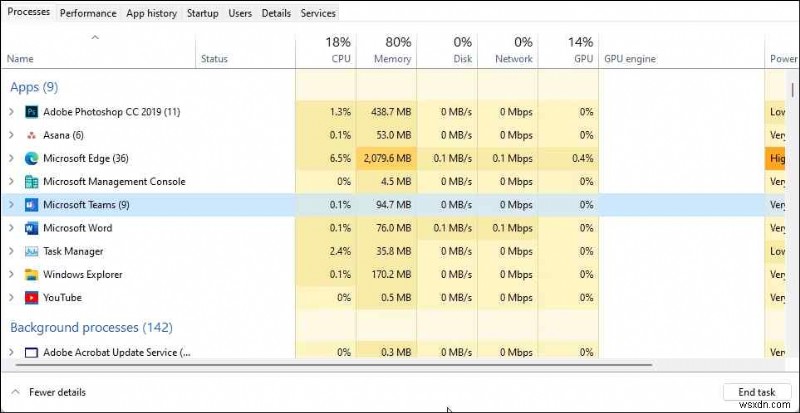 Cách khắc phục lỗi Microsoft Teams gặp sự cố trên PC chạy Windows