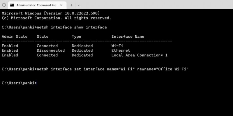 Cách đổi tên bộ điều hợp mạng trên Windows 11