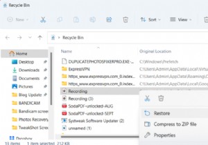 Cách khôi phục Bản ghi màn hình đã xóa trên Windows 11/10?
