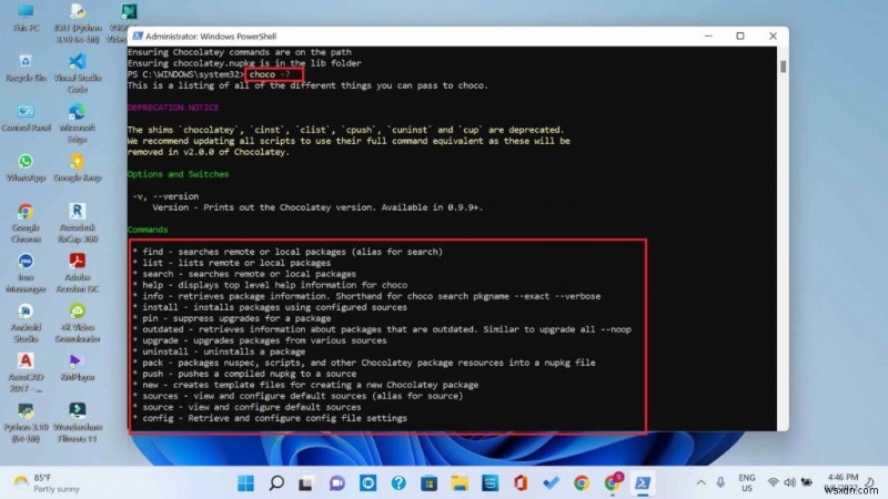 Cách cài đặt ứng dụng từ Command Prompt hoặc PowerShell