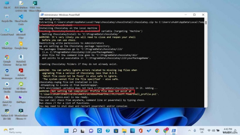 Cách cài đặt ứng dụng từ Command Prompt hoặc PowerShell