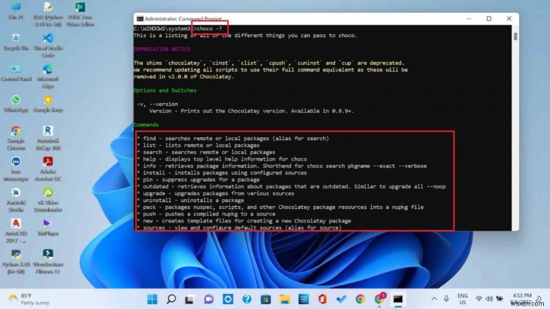 Cách cài đặt ứng dụng từ Command Prompt hoặc PowerShell