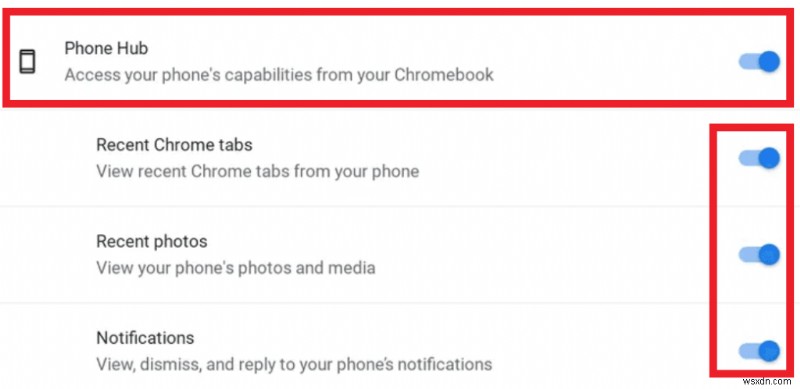 Cách kết nối điện thoại với Chromebook bằng Hub điện thoại