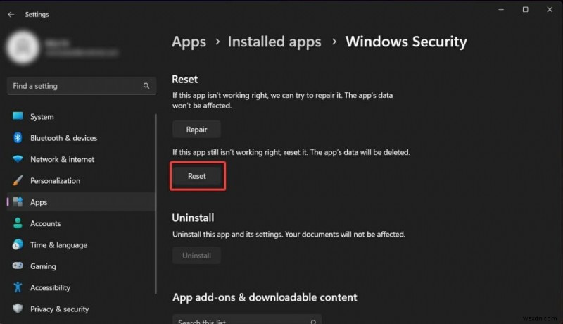 Cách đặt lại bảo mật Windows trong Windows 11