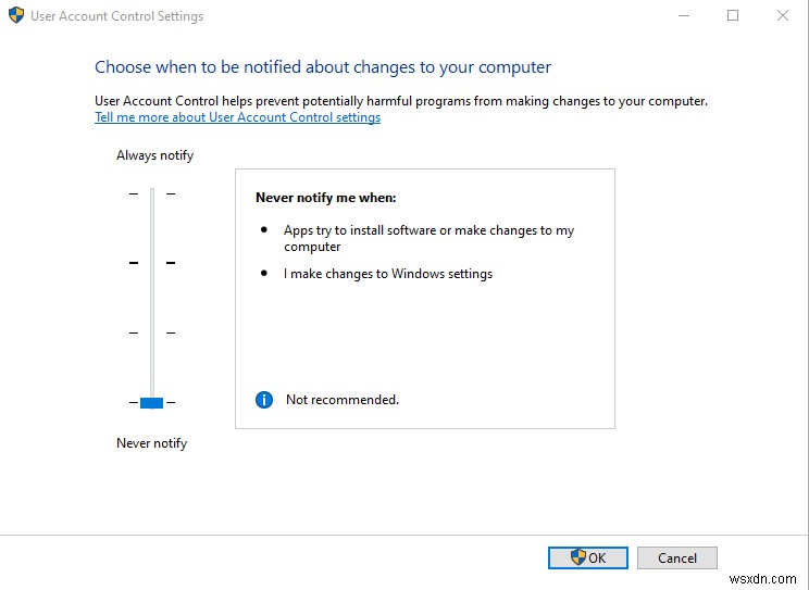 Làm cách nào để xóa quyền kiểm soát tài khoản người dùng trong Windows 11?