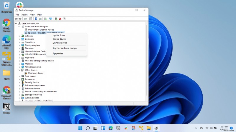 Làm cách nào để khắc phục sự cố không có âm thanh đầu ra trên Windows 11?